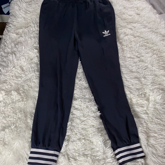 Blue adidas track pants - Picture 1 of 4